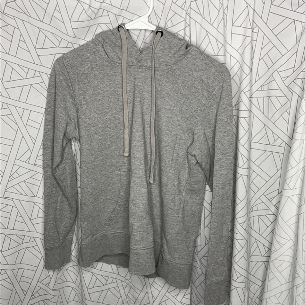 Plain grey hoodie